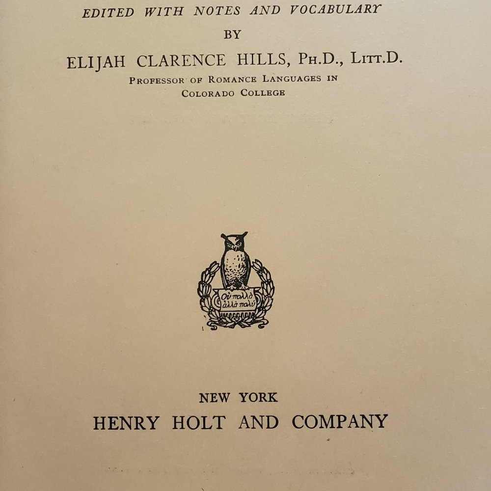 Book - Spanish Tales for Beginners by Elijah Clarence Hills 1909